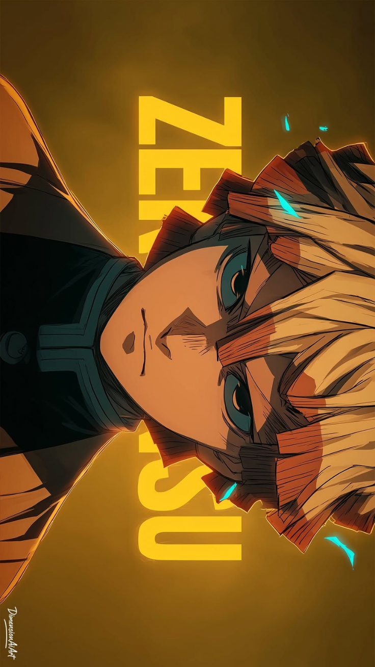 Anime Character Zenitsu Basics Phone Skin