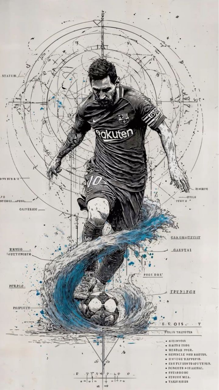 Messi Core Basics Phone Skin