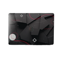 Black Abstract Art laptop skin
