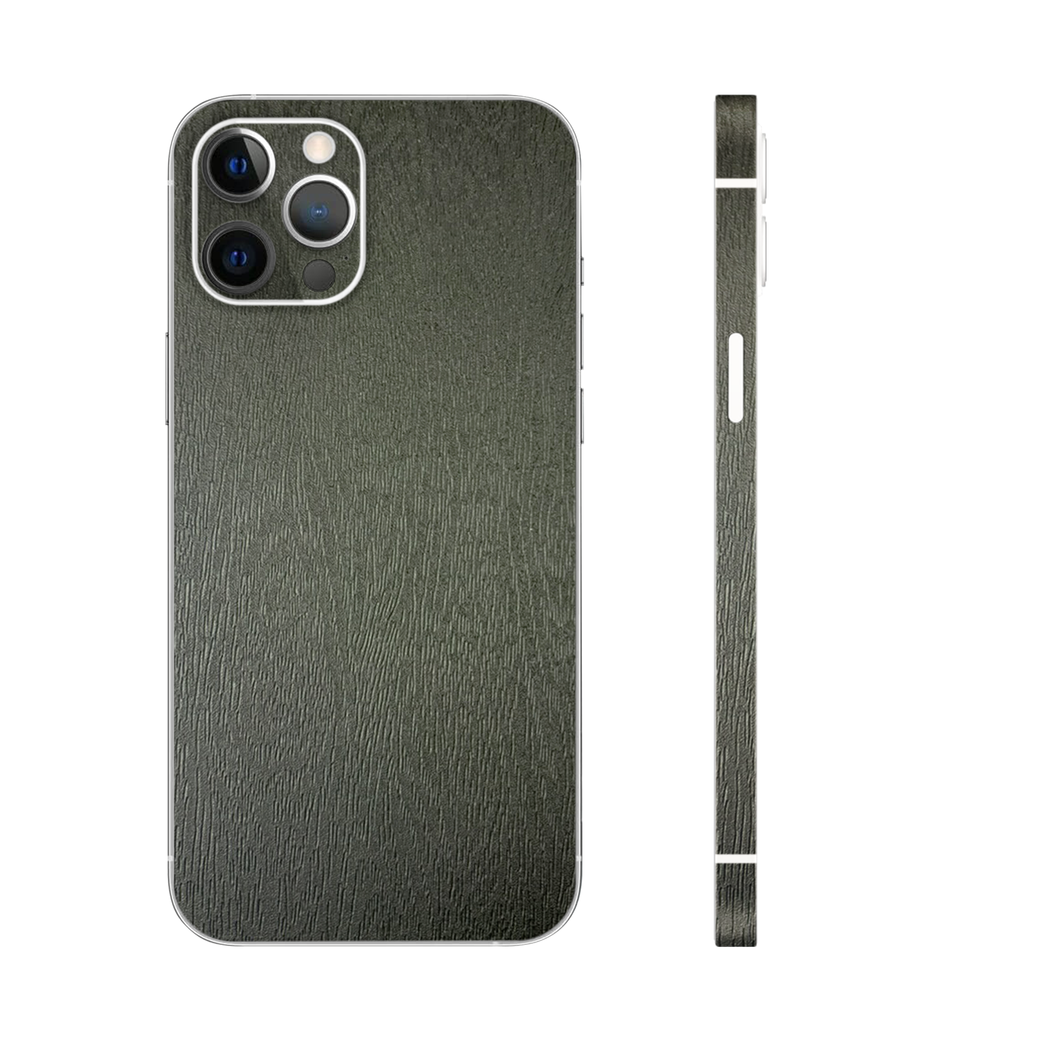 Onyx Black Wood Premium Textured Phone Skin