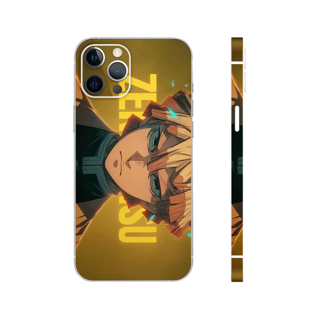 Anime Character Zenitsu Basics Phone Skin