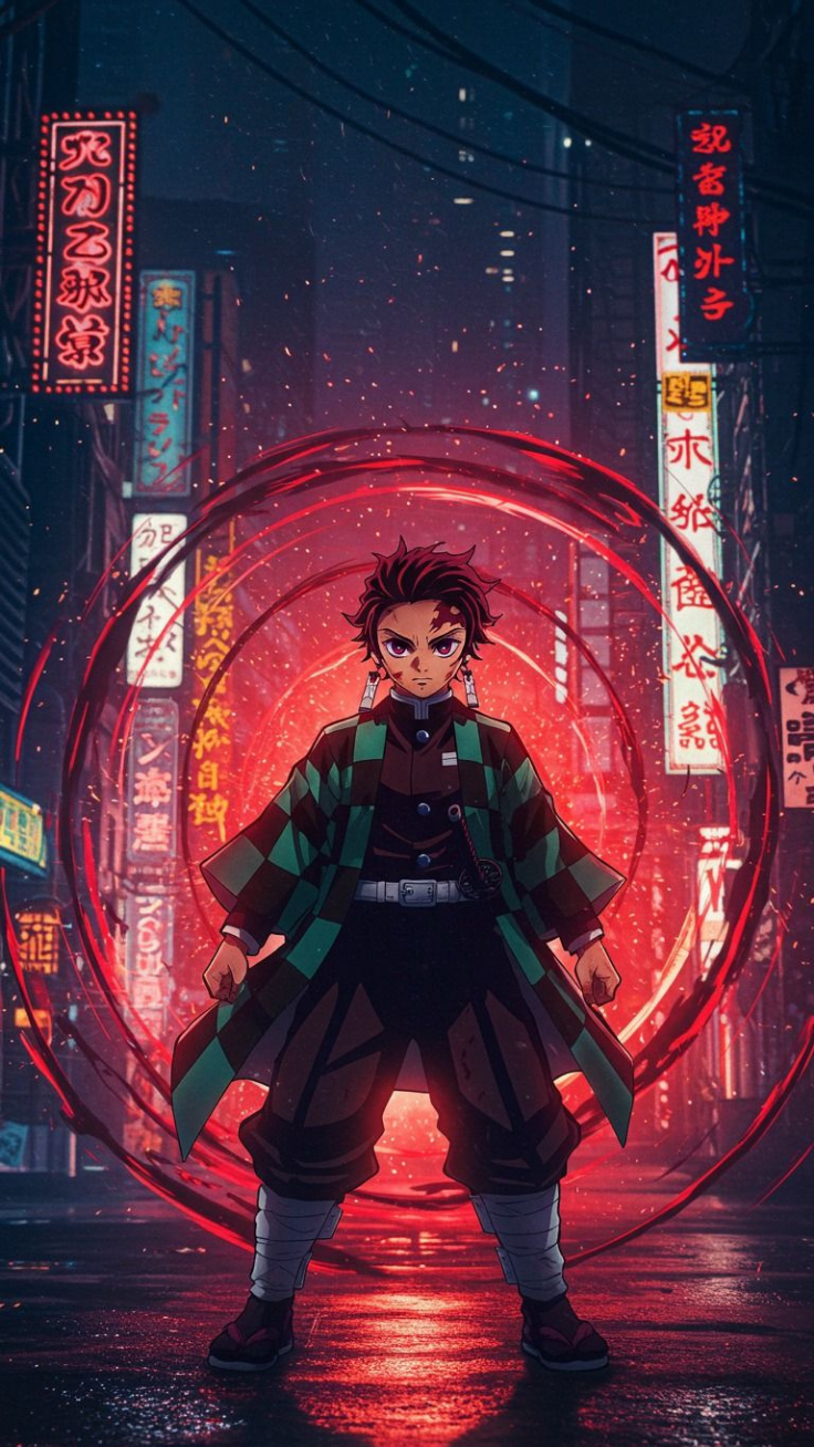 Anime Character Tanjiro Core Basics Phone Skin