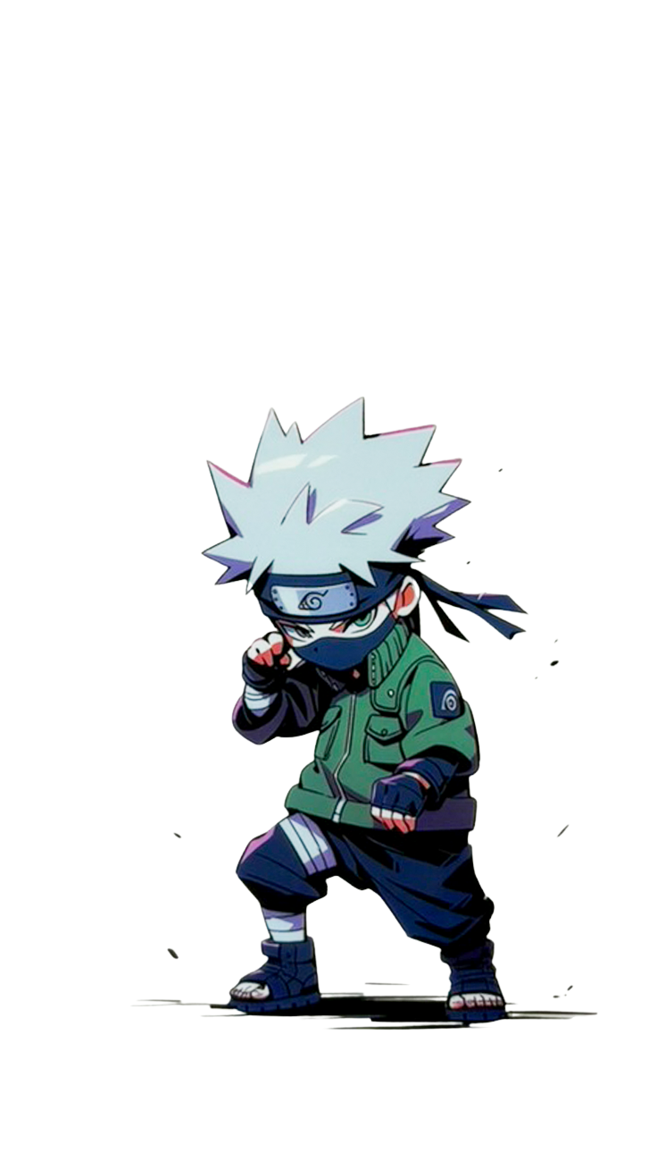 Anime Character Kakashi Hatake - Transparent