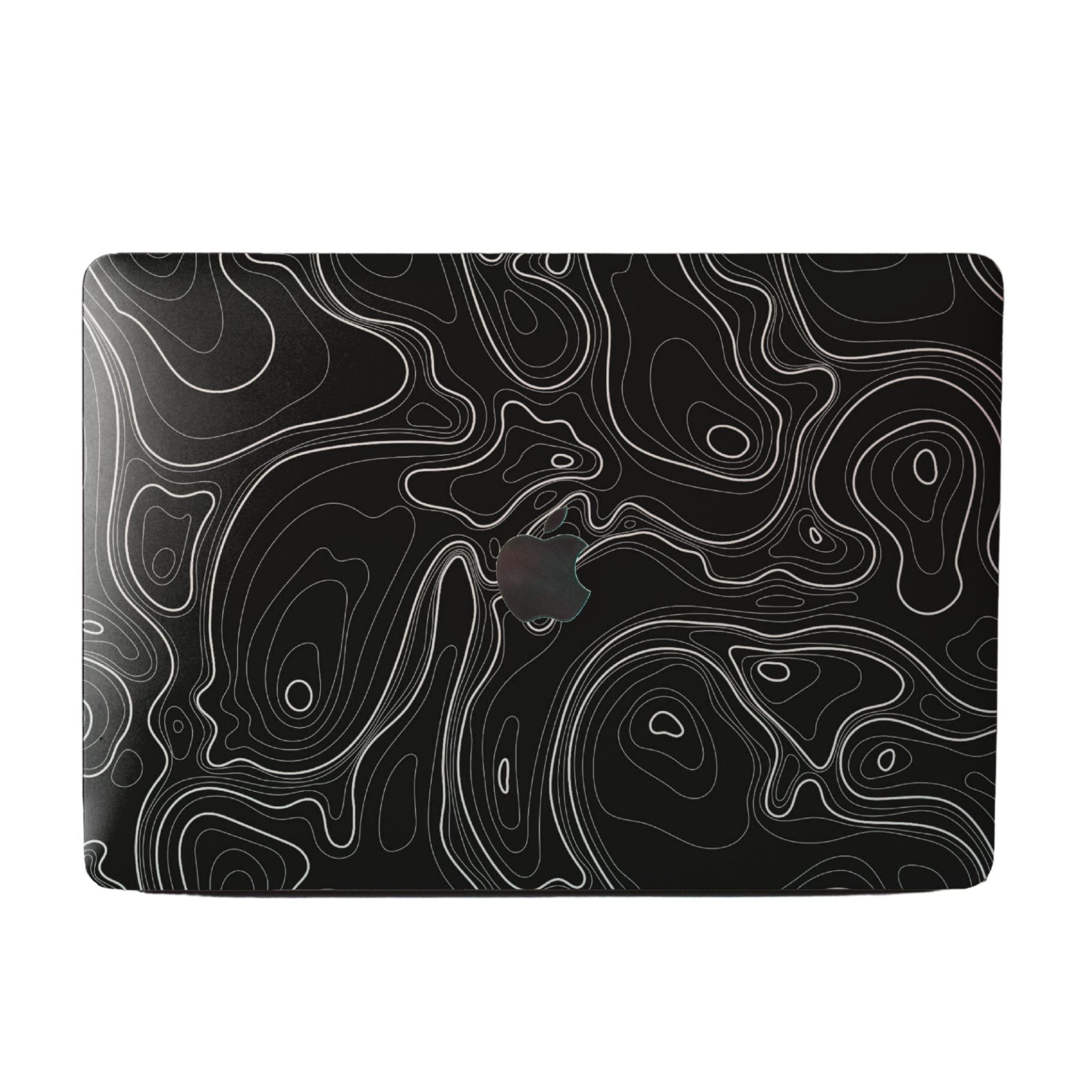 Black Abstract Art – Vol. II laptop skin
