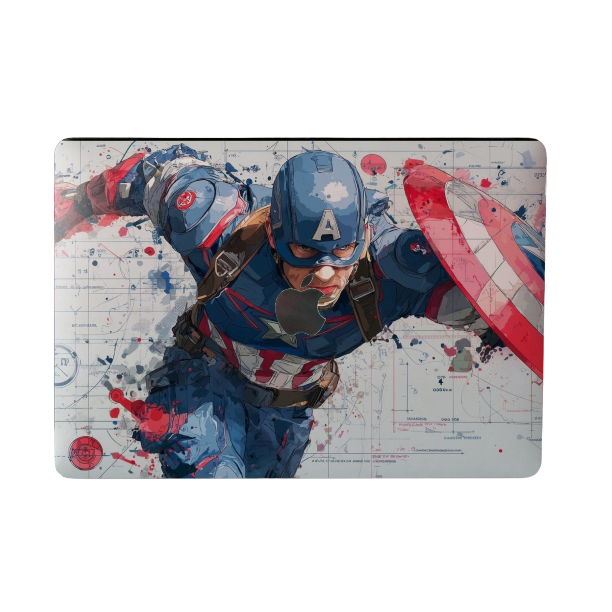 Captain America laptop skin
